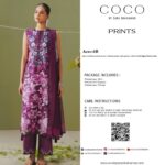 CoCo by Zara Shahjahan Premium Lawn 3-Piece Suit Aero-62B
