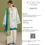 CoCo by Zara Shahjahan Premium Lawn 3-Piece Suit RIYA-2A