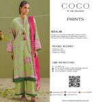 CoCo by Zara Shahjahan Premium Lawn 3-Piece Suit RIYA-2B