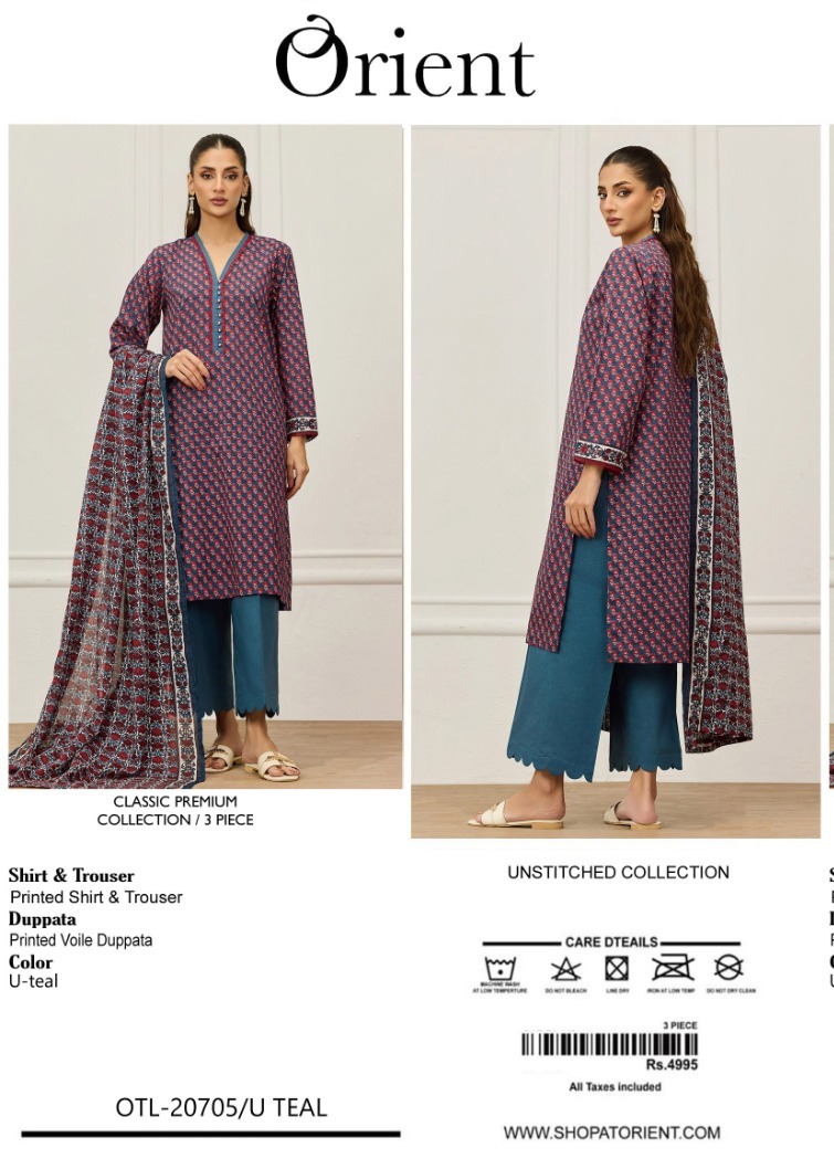 WhatsApp Image 2026-08-25 at 5.51.17 PM (3) Orient Premium Lawn 3-Piece Suit OTL-20705 - Image 1